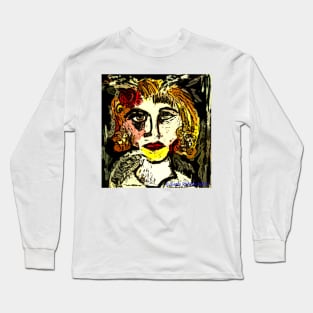 Marchesa Luisa Casati Portrait #2 Long Sleeve T-Shirt